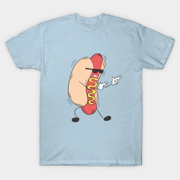 cool hot dog T-Shirt by UniqueDesignsCo